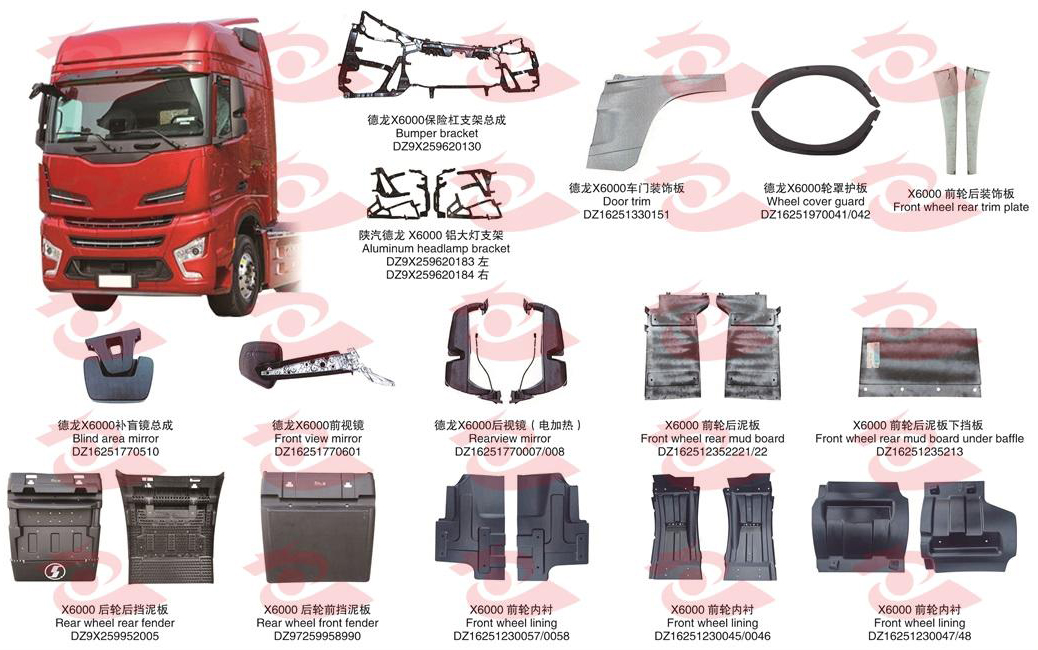 适用于陕汽德龙 X6000 系列