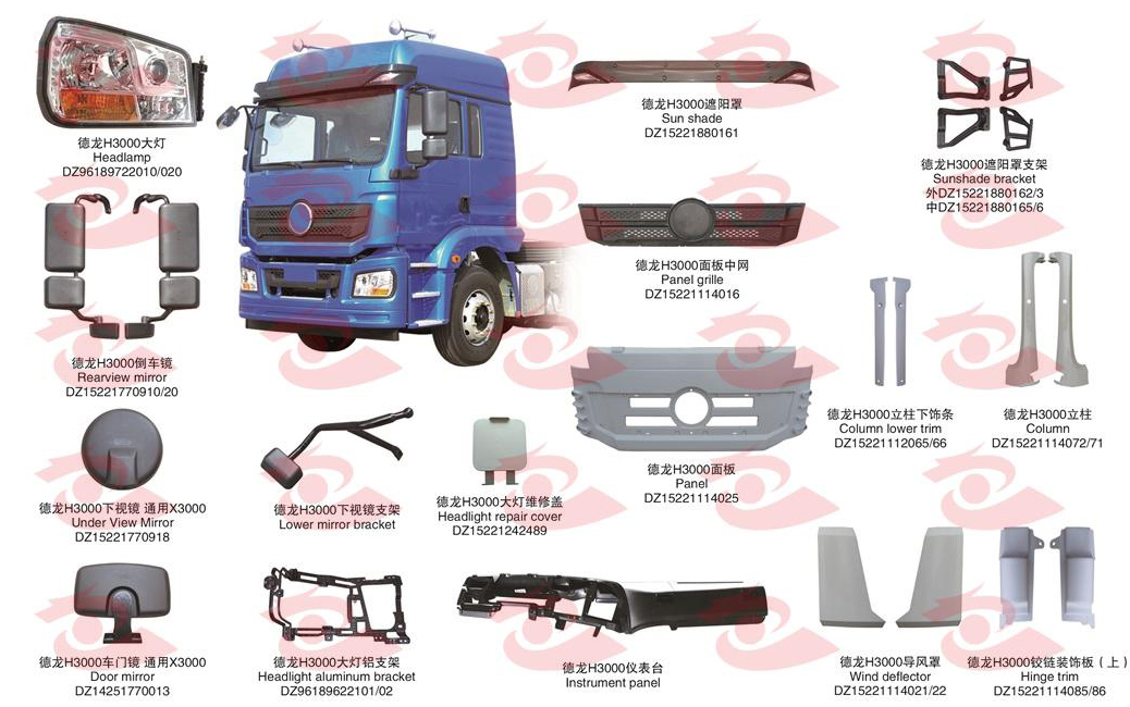 适用于陕汽德龙 H3000 系列