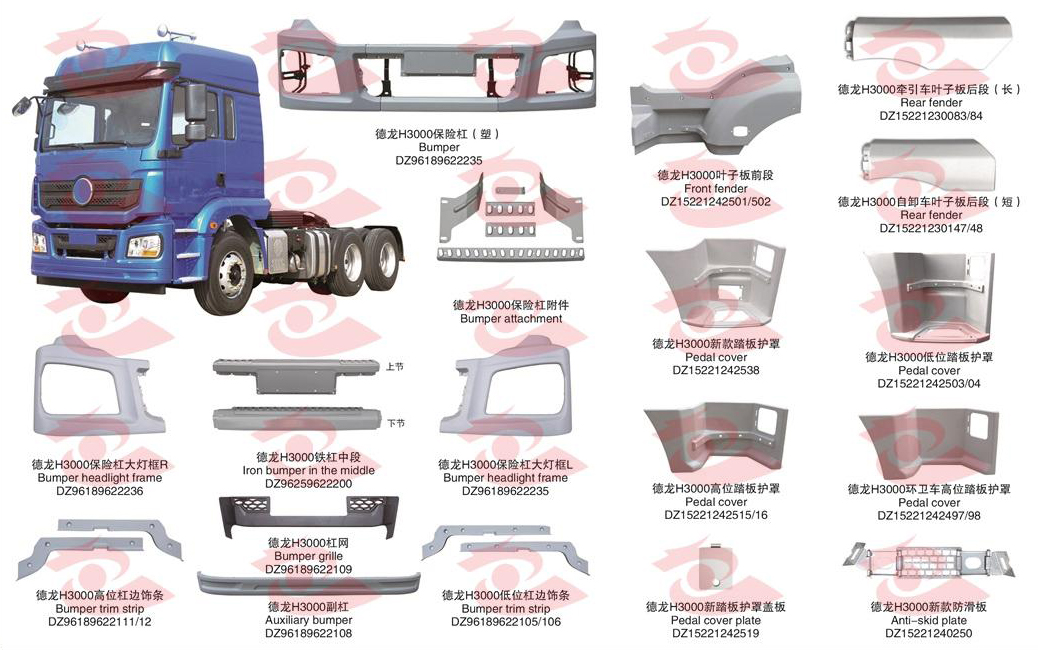 适用于陕汽德龙 H3000 系列