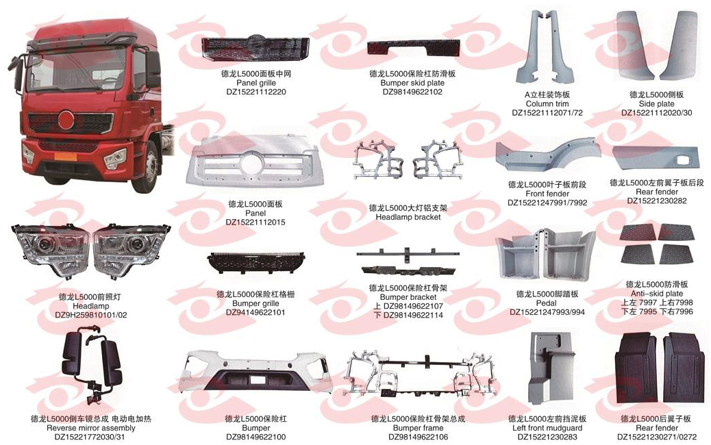 适用于陕汽德龙 L5000 系列